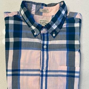 J.Crew short-sleeve plaid shirt